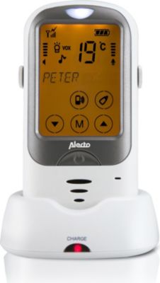 Babyphone d'extérieur longue portée Alecto DBX-68 Blanc-Anthracite -  Babyphone - Achat & prix