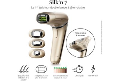 Epilateur lumière pulsée SILK'N 7 gold