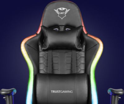 Trust Gaming GXT 716 Rizza Chaise de gaming avec éclairage LED RVB