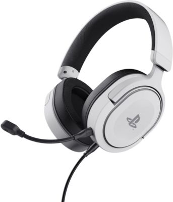 Casque gamer TRUST Casque gaming PS5 GXT498W FORTA blanc