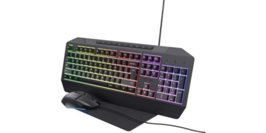 Clavier gamer TRUST Pack Gaming 3 en 1 DUOX