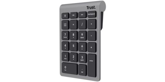 Pavé numérique TRUST Sans fil en aluminium