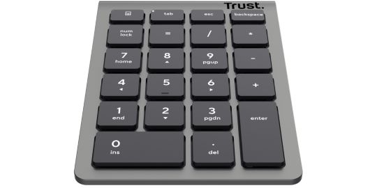 Pavé numérique TRUST Sans fil en aluminium