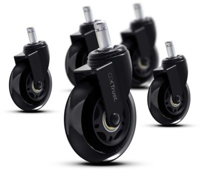 Accessoire de bureau TRUST Pack de 5 roulettes de chaise en gel