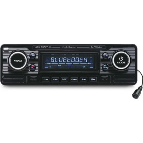 Caliber Autoradio Bluetooth - FM, CD, AUX, SD et USB - 1 DIN - Rétro - Radio  pour