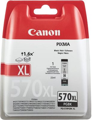 Cartouche CANON PGI-570 PGBK Noir mat (pigmenté) pour MG6850/MG6853/MG5750/MG5753/M7753  ALL WHAT OFFICE NEEDS