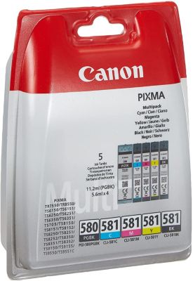 Jeu de cartouches d'encre compatible avec Canon PGI-580 / CLI-581