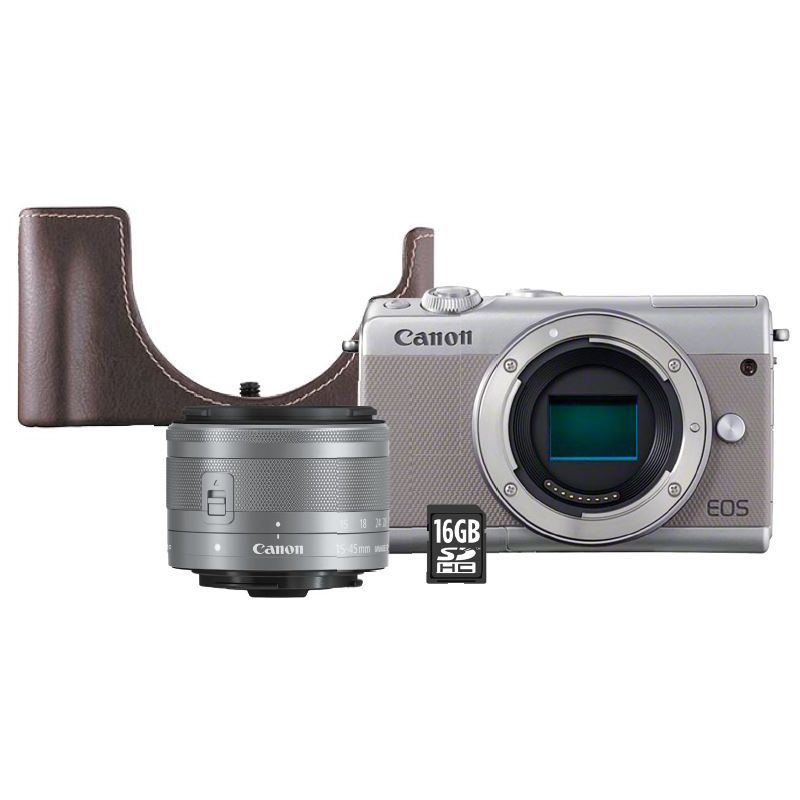 Appareil Photo Numerique Canon Eos M100 Gris 15 45mm Sms