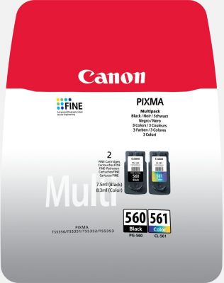 Cartouche d'encre CANON Multi Pack PG560/CL561 Cartouche d'encre CANON Multi Pack PG560/CL561