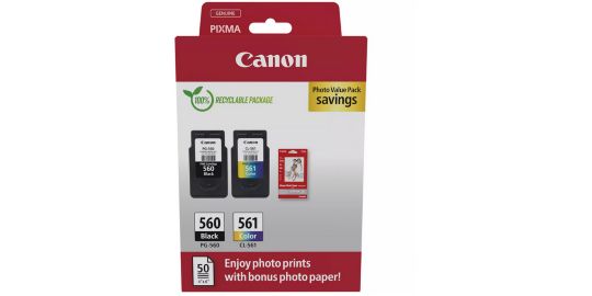 Cartouche d'encre CANON PG560/CL561 + Papier