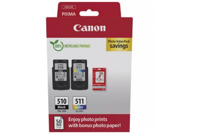 Cartouche d'encre CANON PG510/CL511 3 couleurs