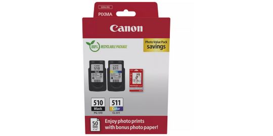 Cartouche d'encre CANON PG510/CL511 3 couleurs