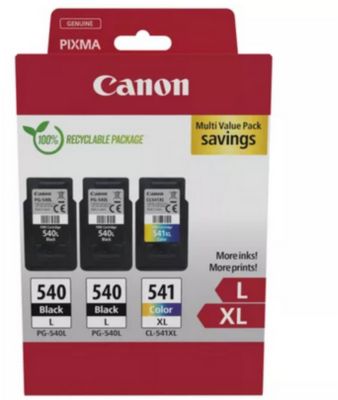 Cartouche D'Encre Canon Pg-540Lx2/Cl-541Xl Pvp