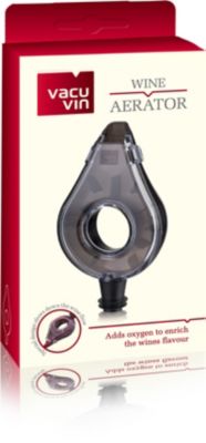 Aérateur de vin VACUVIN à vin Noir translucide