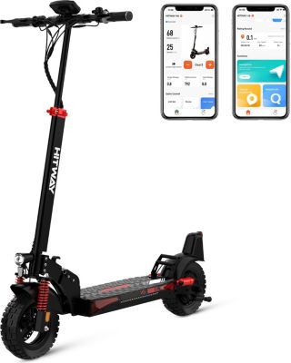 Trottinette électrique HITWAY Pliable 10" - 15,6AH - APP - écran LCD