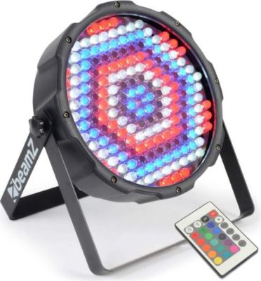Jeu de lumières BEAMZ Projecteur lumineux Flat PAR 186 LEDs 10 Jeu de lumières BEAMZ Projecteur lumineux Flat PAR 186 LEDs 10