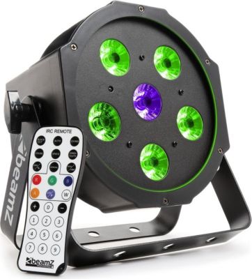 Jeu de lumières BEAMZ Spot LED Projecteur lumi RGB 6W DMX Tél