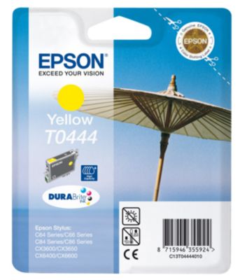 Cartouche d'encre EPSON T0444 jaune hte Capa Cartouche d'encre EPSON T0444 jaune hte Capa