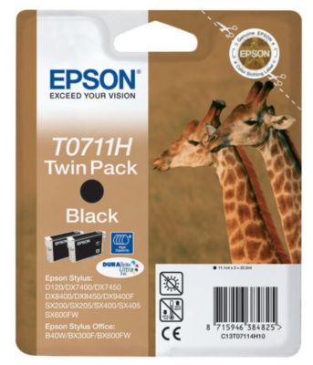 Cartouche d'encre EPSON T07114H deux cartouches série Guépard Cartouche d'encre EPSON T07114H deux cartouches série Guépard
