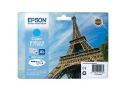 Cartouche d'encre EPSON T7022 XL Cyan Serie Tour Eiffel