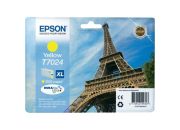 Cartouche d'encre EPSON T7024 XL Jaune Serie Tour Eiffel