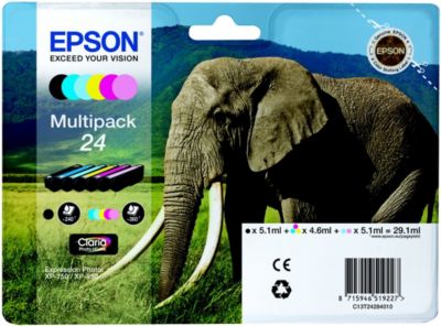 Cartouche d'encre Epson 24XL T2434 C13T24344012 Jaune XL