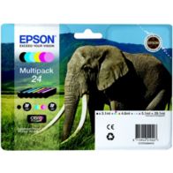 Cartouche d'encre EPSON T2428 N/C/M/J/CC/MC Serie Elephant
