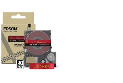 Accessoire EPSON LK-4RKK or et rouge 12mm sur 5m