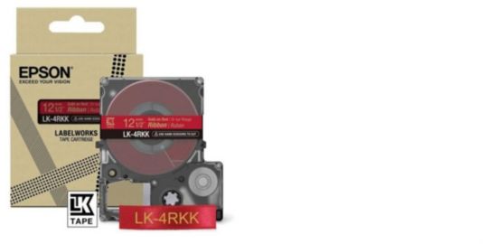 Accessoire EPSON LK-4RKK or et rouge 12mm sur 5m