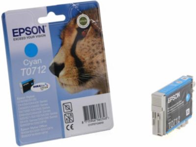 Cartouche d'encre EPSON T0712 Cyan série Guépard
