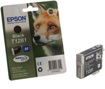 Cartouche d'encre EPSON T1281 Noire série Renard