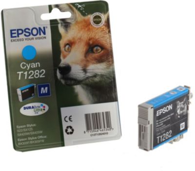 Cartouche d'encre EPSON T1282 Cyan série Renard