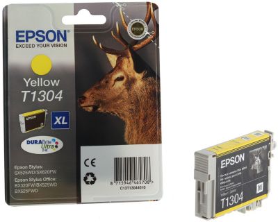 Cartouche d'encre EPSON T1304 Jaune Cartouche d'encre EPSON T1304 Jaune