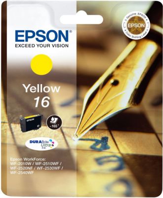 Cartouche d'encre EPSON T1624 Jaune Série Stylo Plume