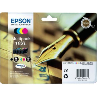 Cartouche d'encre EPSON T1636 XL 4 couleurs Serie Stylo Plume