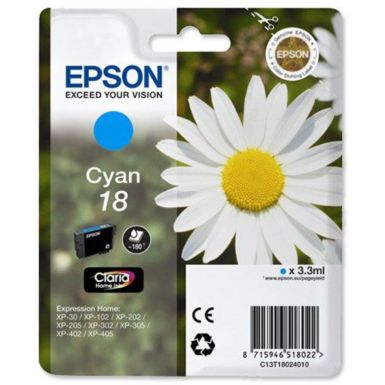 Cartouche d'encre EPSON T1802 Cyan Serie Paquerette