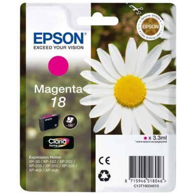 Cartouche d'encre EPSON T1803 Magenta Serie Paquerette