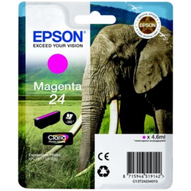 Cartouche d'encre EPSON T2423 Magenta Serie Elephant