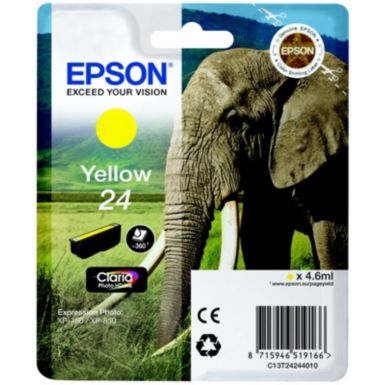 Cartouche d'encre EPSON T2424 Jaune Serie Elephant