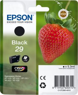 Cartouche d'encre EPSON T2981 série Fraise noire