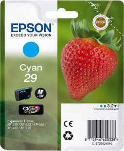 Cartouche compatible Epson 29 Fraise - Pack de 5 - noir, cyan, magenta,  jaune - Prix mini Pas Cher