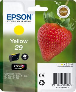 Cartouche d'encre EPSON T2984 Jaune Série Fraise