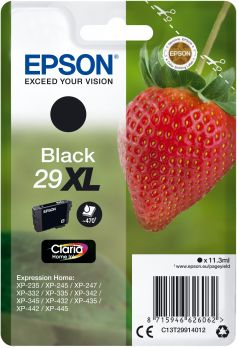 Cartouche d'encre EPSON T2991 Noire XL Série Fraise