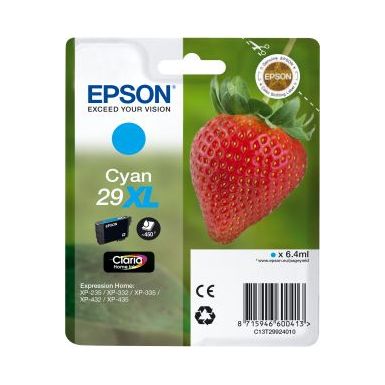 Cartouche d'encre EPSON T2992 Cyan XL Serie Fraise