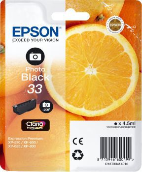 Cartouche d'encre T3337 - Noir + Couleur EPSON : le pack de cartouches d' encre à Prix Carrefour