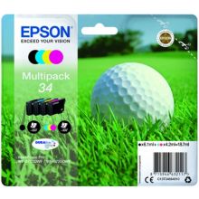 Cartouche d'encre EPSON T3466 (N/C/M/J) Serie Balle de golf