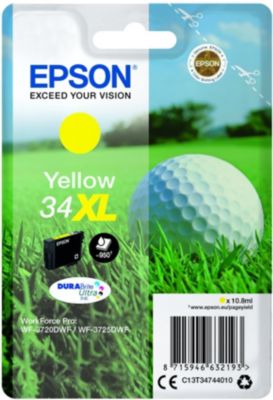 Cartouche d'encre EPSON T347 Jaune XL Série Balle de golf