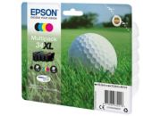 Cartouche d'encre EPSON T3476 (N/C/M/J) XL Serie Balle de golf