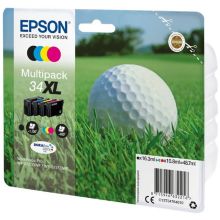Cartouche d'encre EPSON T3476 (N/C/M/J) XL Serie Balle de golf