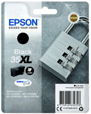 Cartouche d'encre EPSON T3591 Noire XL Série Cadenas
